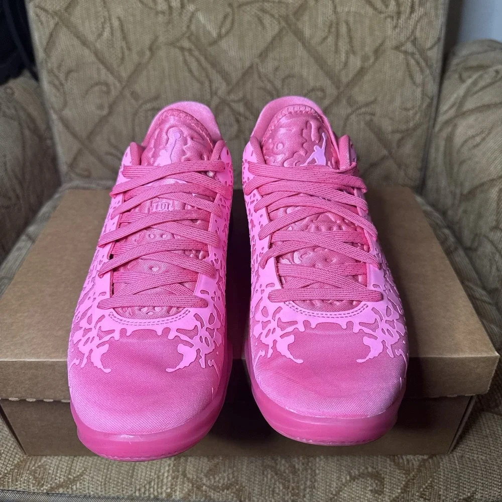 Jordan Zion 3 Men's Shoes Size 7.5 Pink Lotus‎ Very Nice